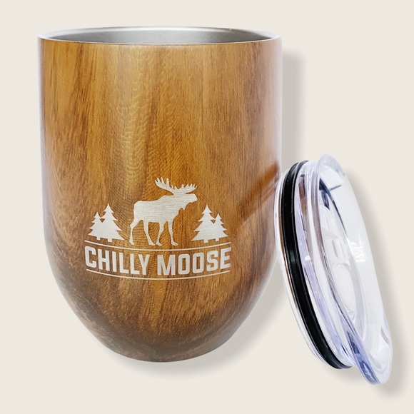 Chilly Moose 12oz Boathouse Travel Insulated Tumbler in Woodland - Picture 2 of 7